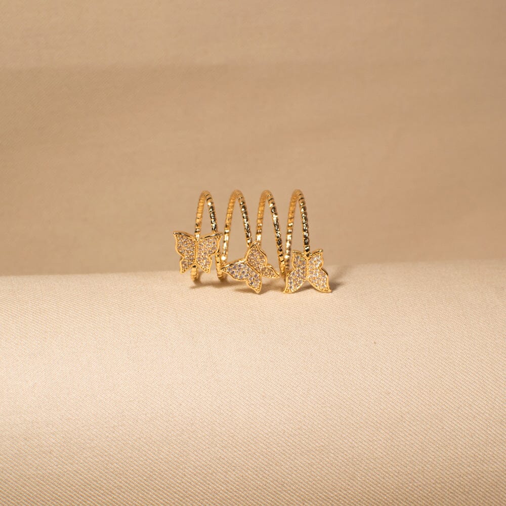 Mariposa Spiral Ring
