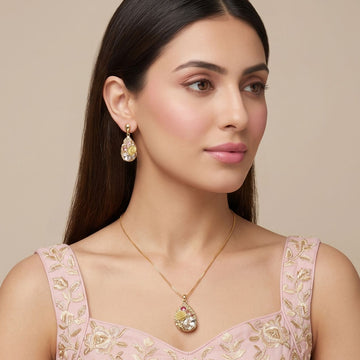 Martha Teardrop Pendant Set