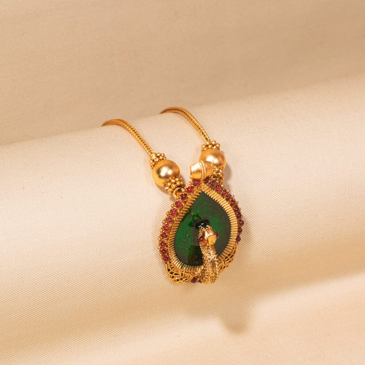 Mayuri Pendant Set-Sparsh Collection