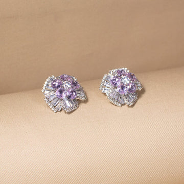 Meadow Sparkle Studs - Purple