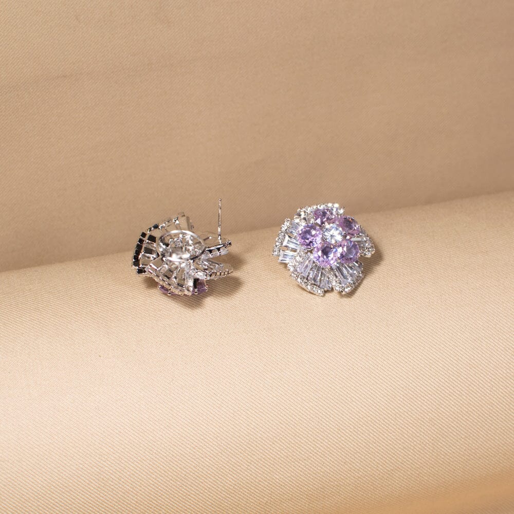 Meadow Sparkle Studs - Purple