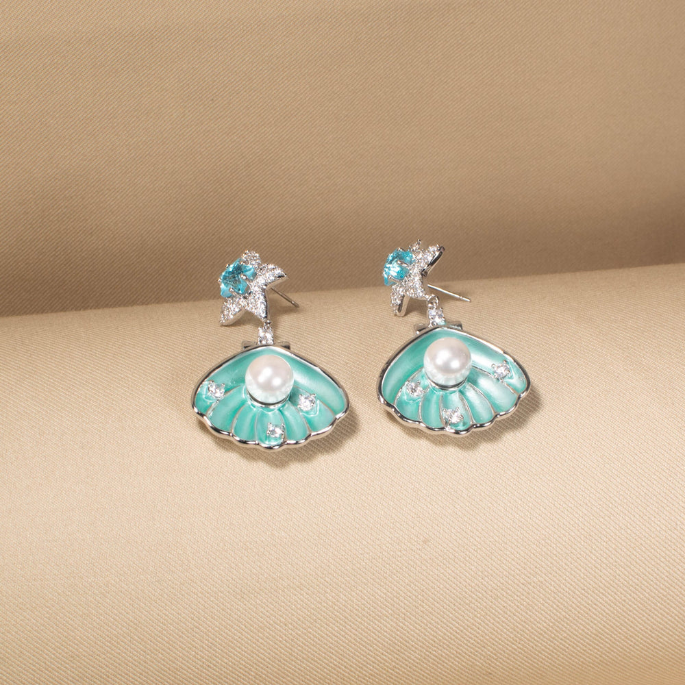 Mermaid’s Wish Shell Earrings