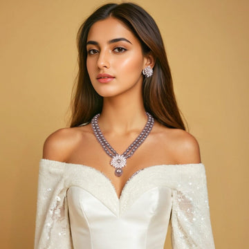 Midnight Bloom Necklace Set