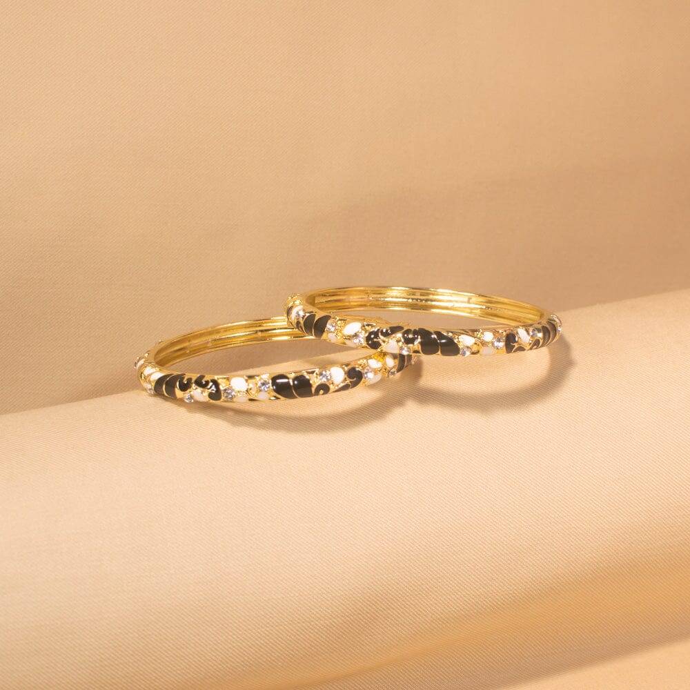 Midnight Glamour Bangles - Pack of 2