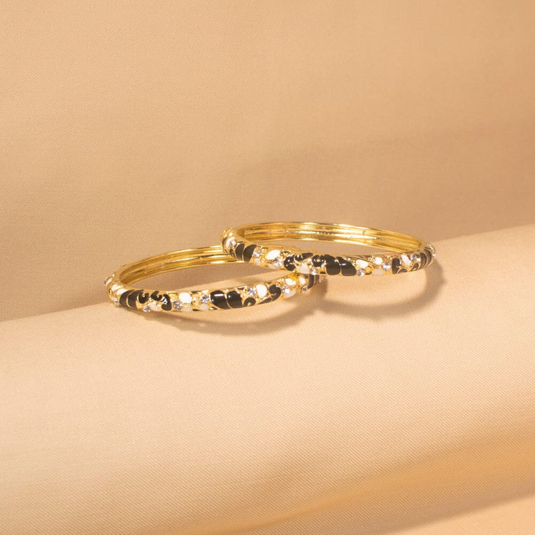 Midnight Glamour Bangles - Pack of 2
