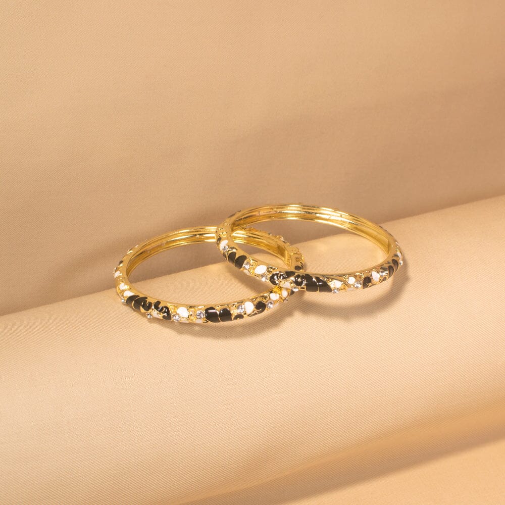 Midnight Glamour Bangles - Pack of 2
