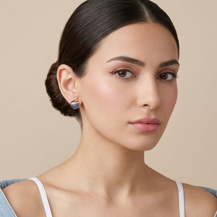 Midnight Martini Studs