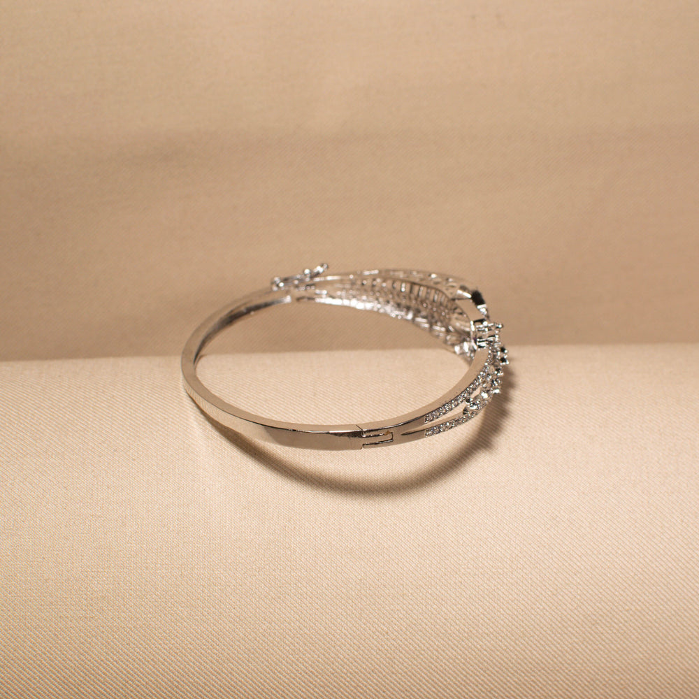 Midnight Plum Filigree Bangle