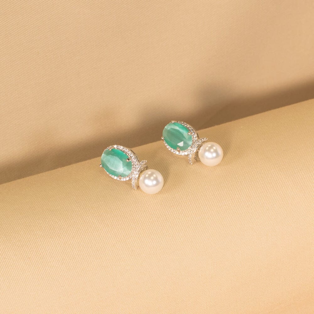Mint Drop Earrings - Minima Collection