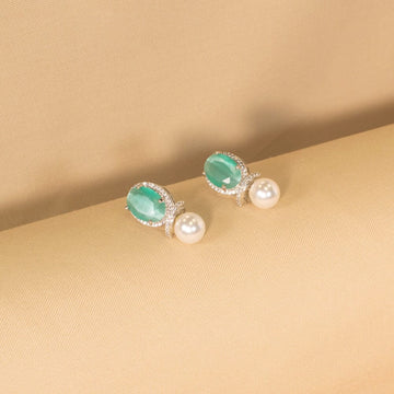Mint Drop Earrings - Minima Collection