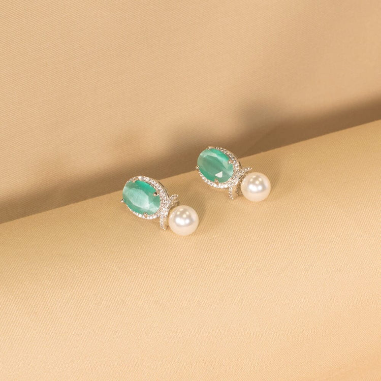 Mint Drop Earrings - Minima Collection