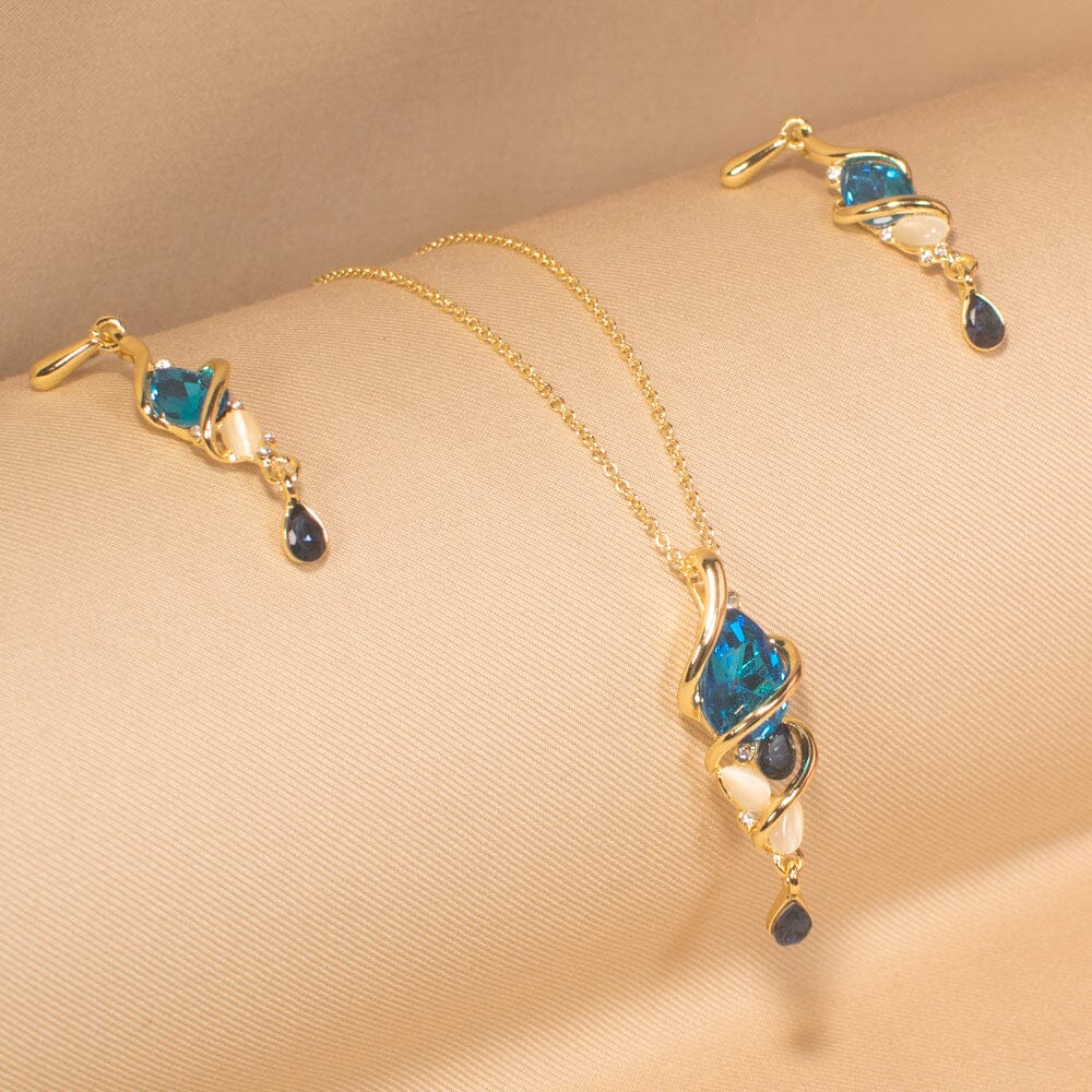 Mirabel Pendant Set -Blue- Edgy Collection