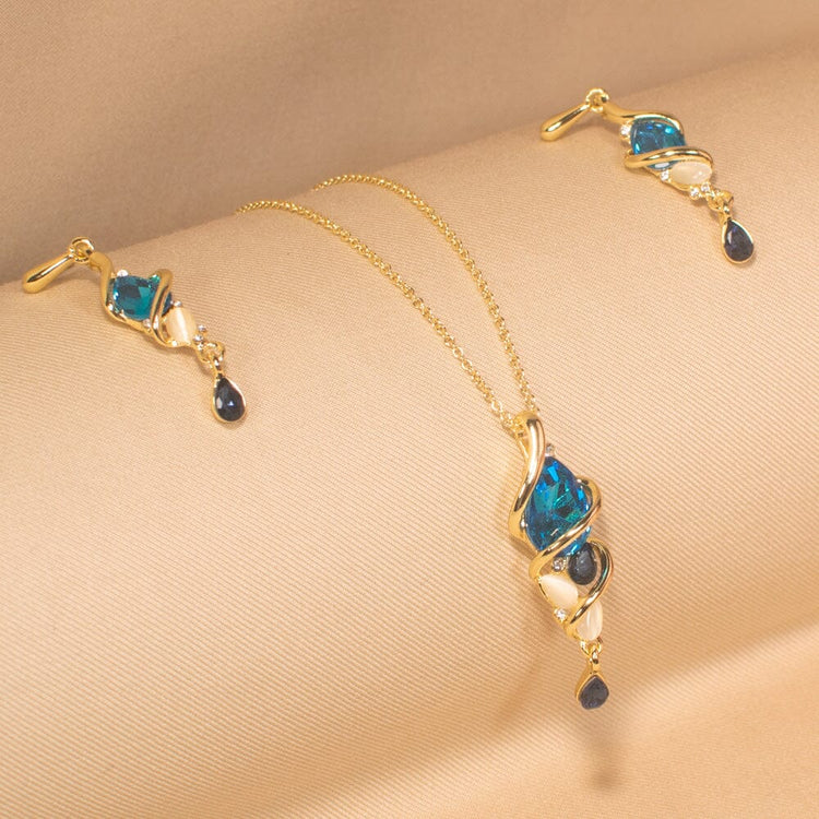 Mirabel Pendant Set -Blue- Edgy Collection