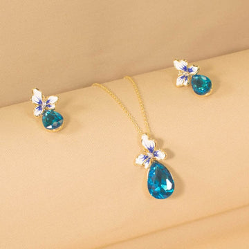 Miranda Pendant Set - Blue - Minima Collection