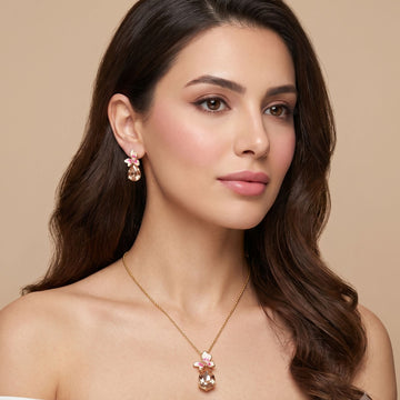 Miranda Pendant Set - Peach