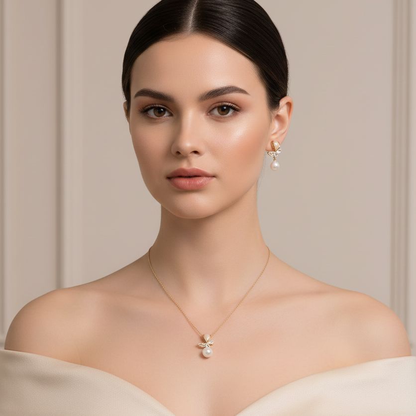 Moonlight Whisper Pendant Set - Edgy Collection