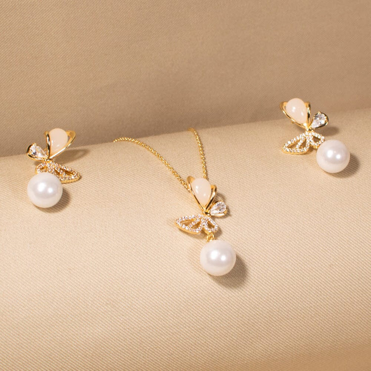 Moonlight Whisper Pendant Set - Edgy Collection