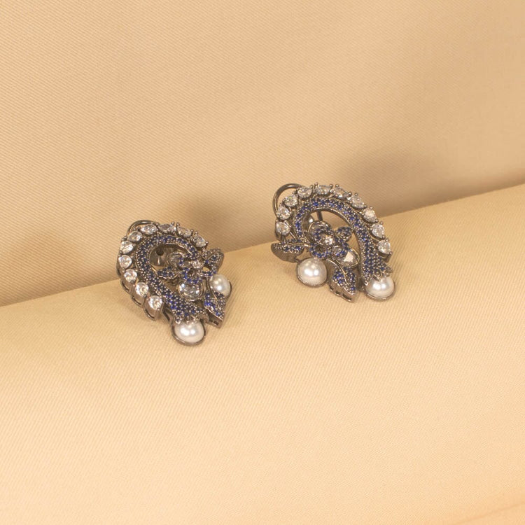 Motiara Pendant Set - Blue - Glitterati Collection