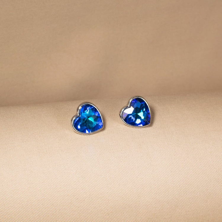 Mystic Heart Aura Pendant Set - Blue