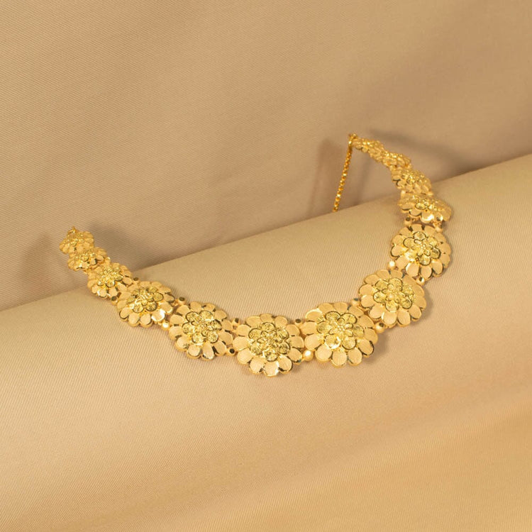 Nandini Gold Replica Necklace Set - Alankar Collection