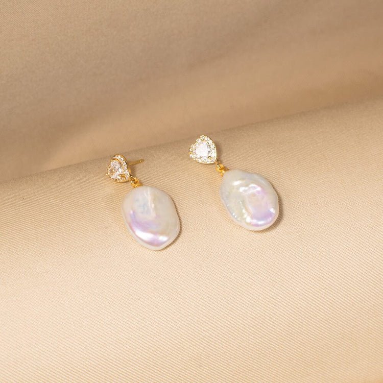 Naomi Earrings - Freshwater Pearl Collection