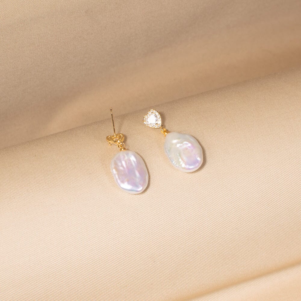 Naomi Earrings - Freshwater Pearl Collection
