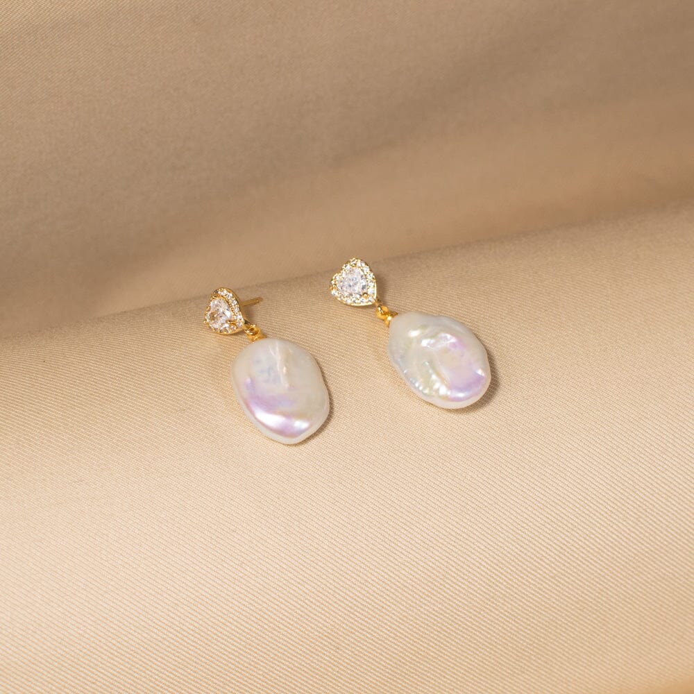 Naomi Earrings - Freshwater Pearl Collection