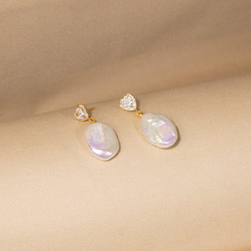 Naomi Earrings - Freshwater Pearl Collection