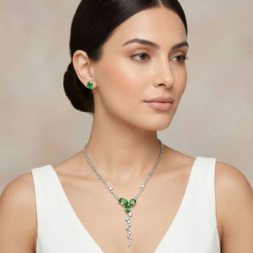 Nebula Frost Pendant Set - Green