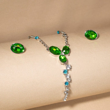 Nebula Frost Pendant Set - Green