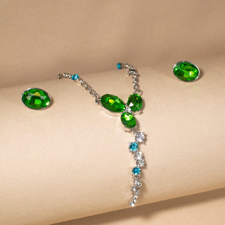 Nebula Frost Pendant Set - Green