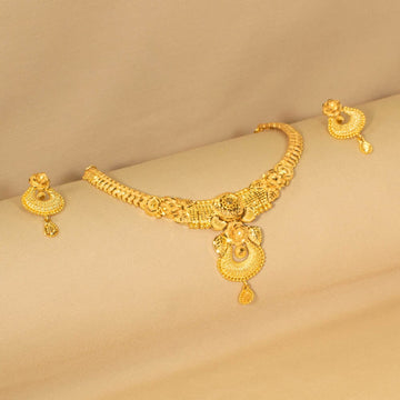 Niyati Gold Replica Necklace Set - Alankar Collection