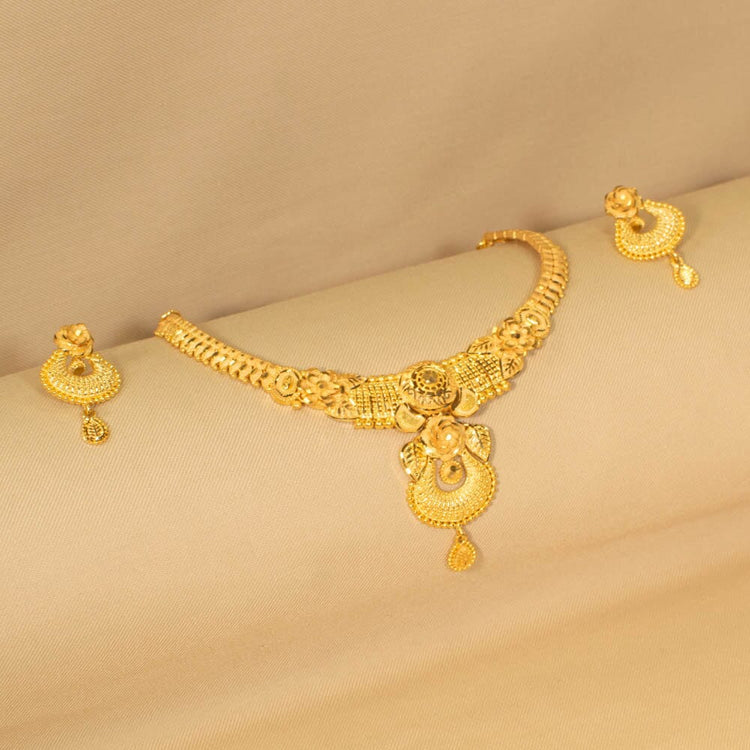 Niyati Gold Replica Necklace Set - Alankar Collection