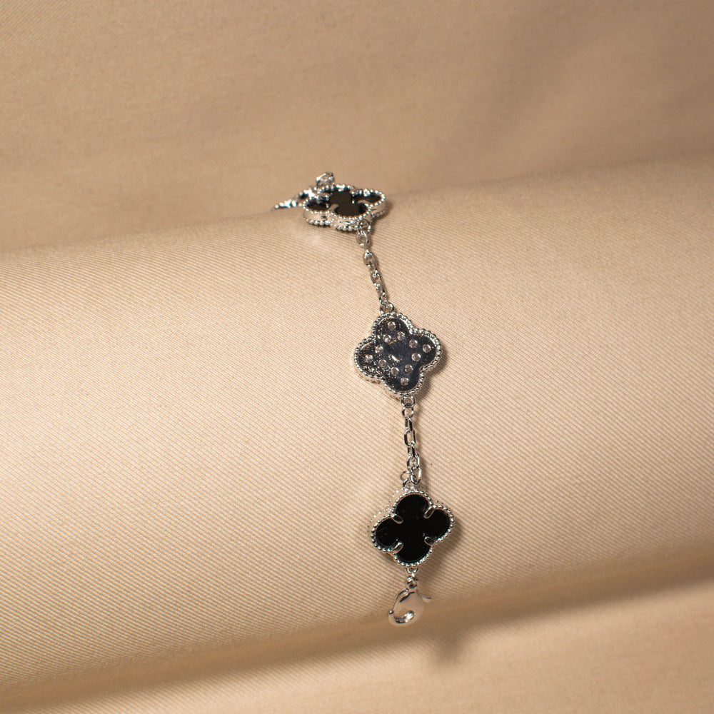 Noir Clover Bracelet