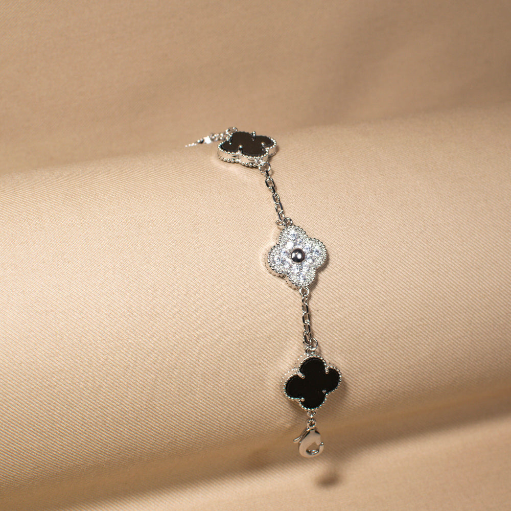 Noir Clover Bracelet