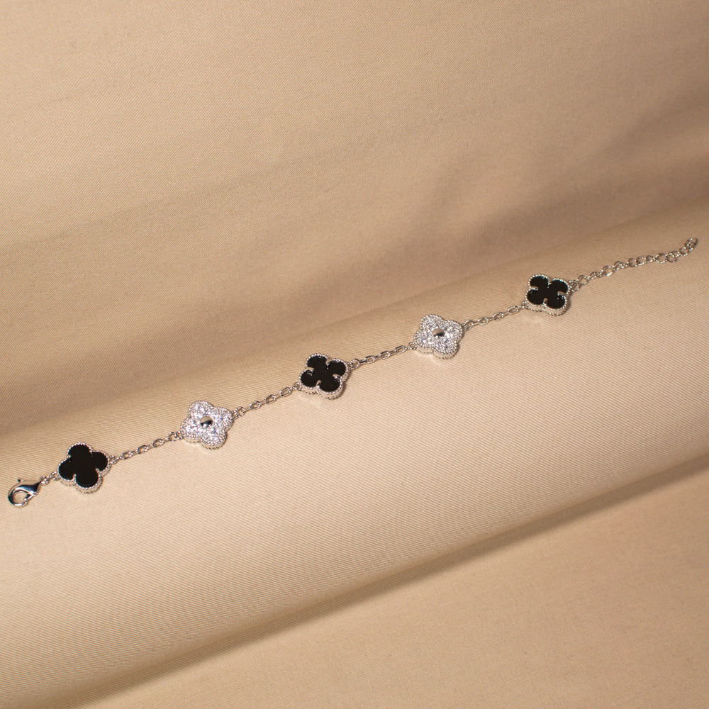 Noir Clover Bracelet