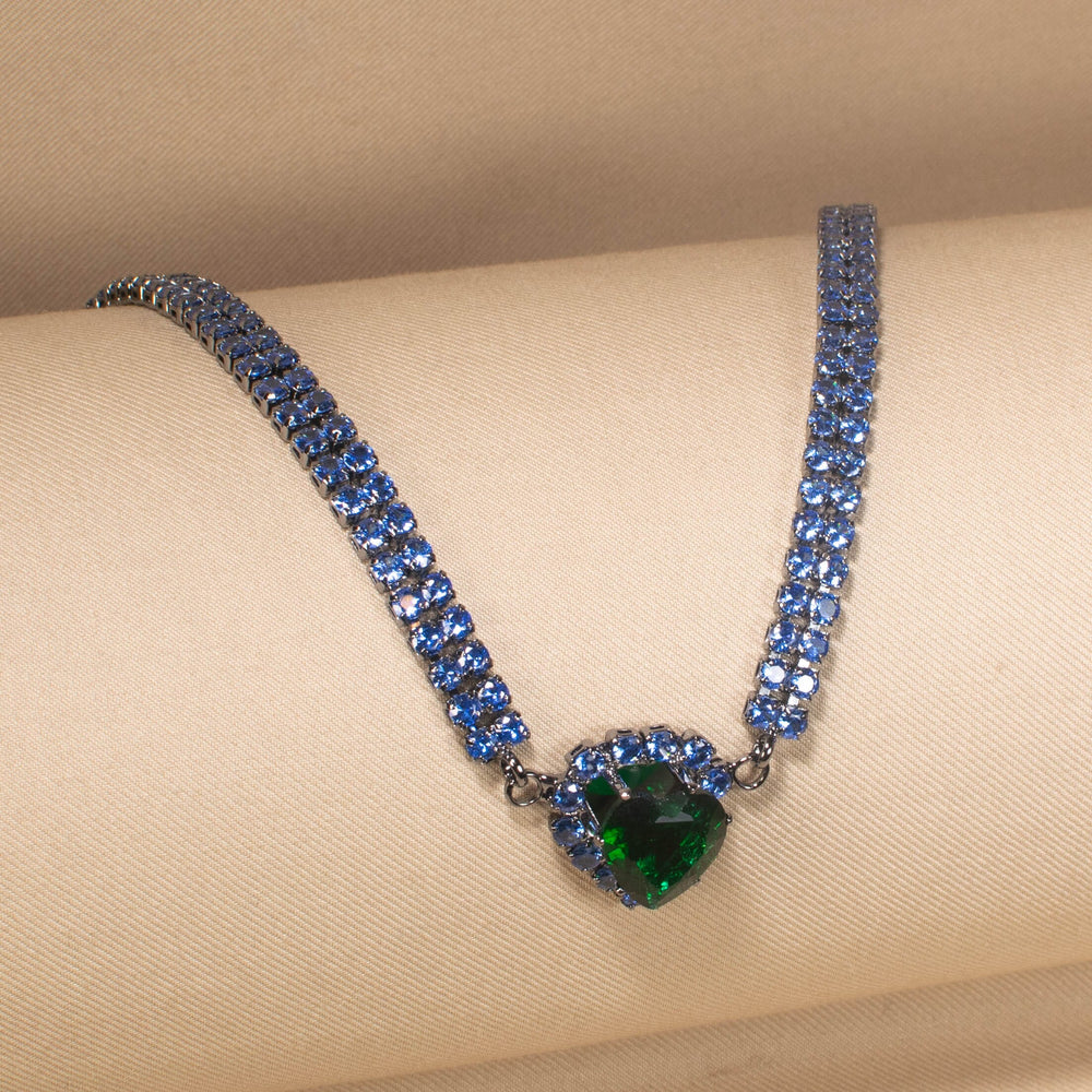 Northern Lights Heart Necklace Set