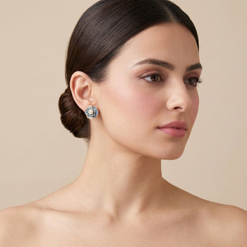 Ocean Breeze Floral Studs