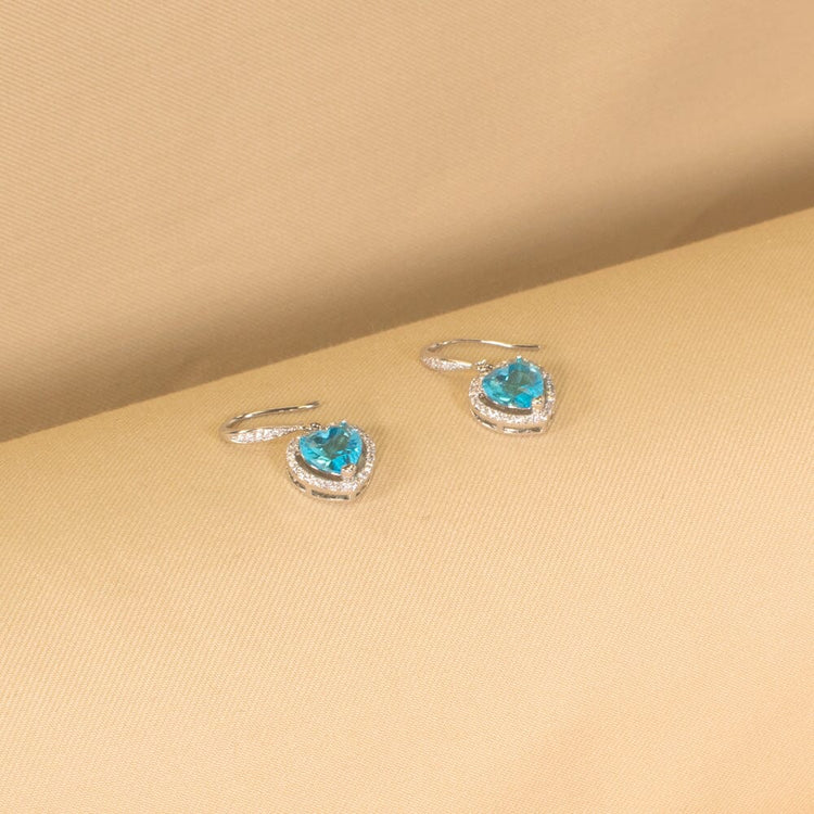 Ocean Heart Pendant Set - Glitterati Collection