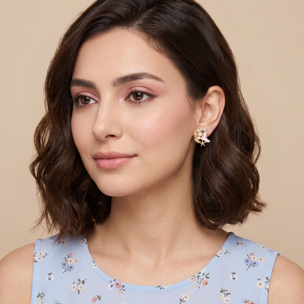 Ocean Melody Studs