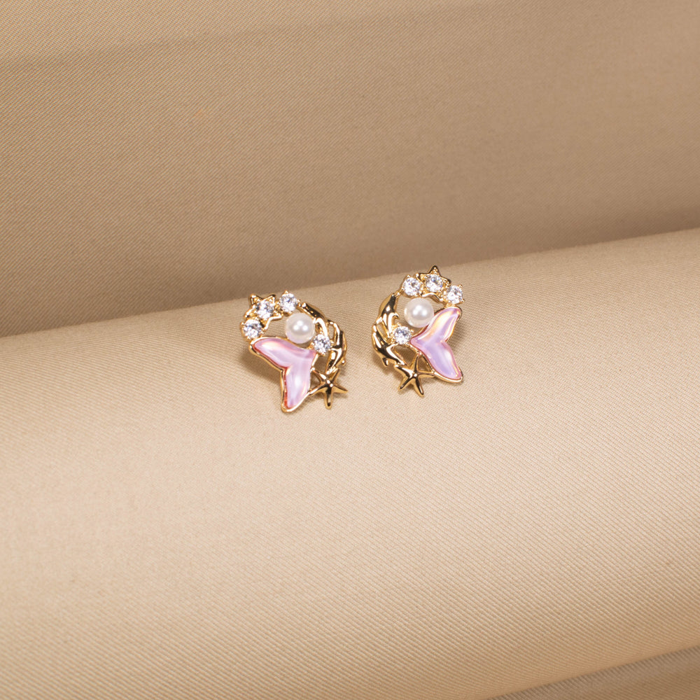 Ocean Melody Studs