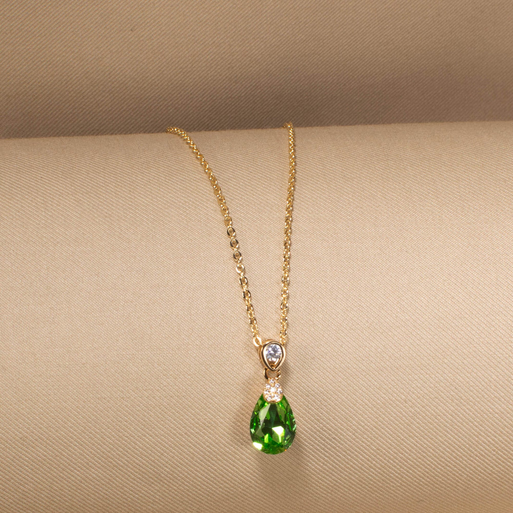 Olive Gleam Pendant Set