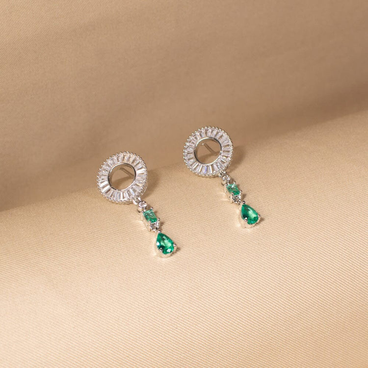 Olivia Necklace Set-Green-Edgy Collection