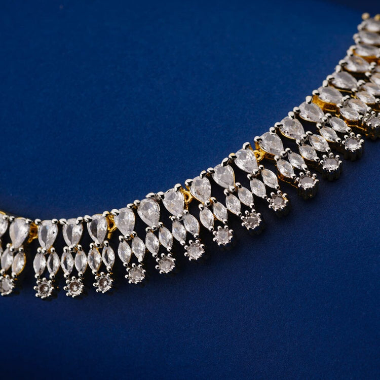 Padma Crystal Necklace Set