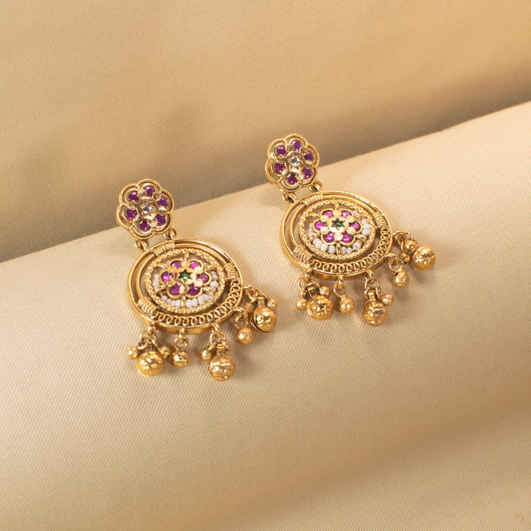 Padmini Rajwada Premium Necklace Set - Pratha Collection