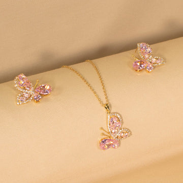 Papillon Pendant Set - Glitterati Collection