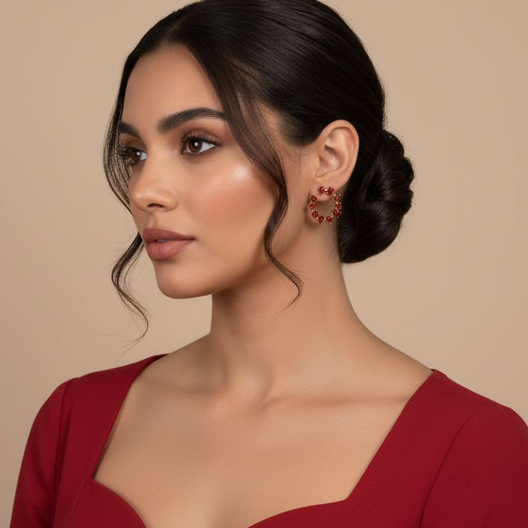 Passion Wreath Studs - Edgy Collection