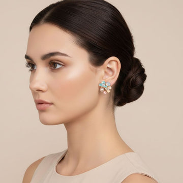 Pastel Bouquet Studs