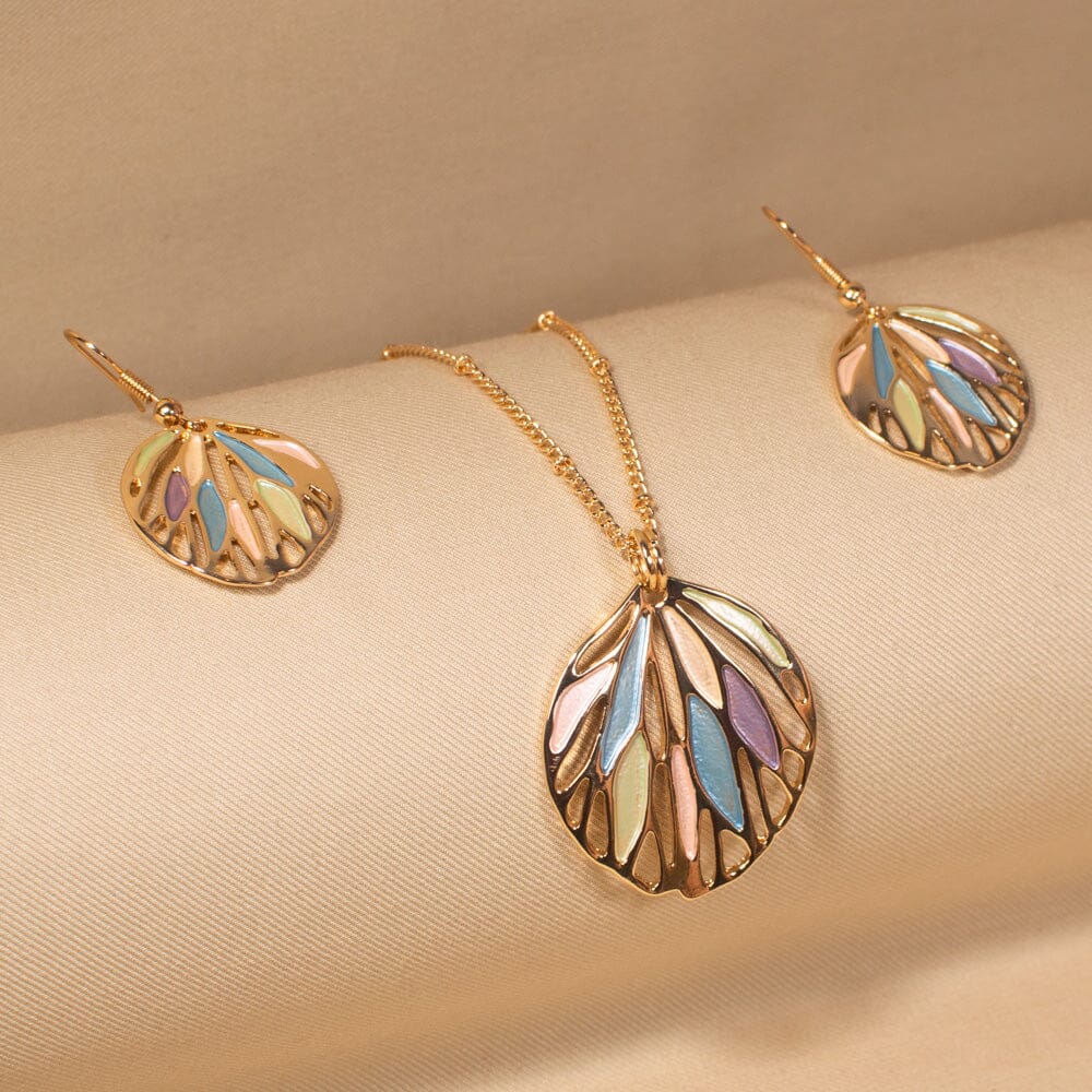 Pastel Prism Set Pendant Set-Edgy Collection