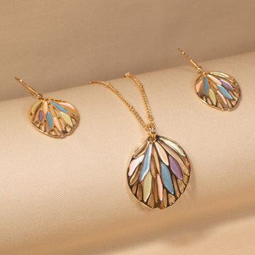 Pastel Prism Set Pendant Set-Edgy Collection